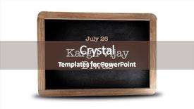  Presentation with blackboard - Slides featuring kargil vijay diwas background and a tawny brown colored foreground