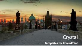  Presentation with aerial view of cape town - Colorful PPT layouts enhanced with karluv most the czech republic backdrop and a dark gray colored foreground