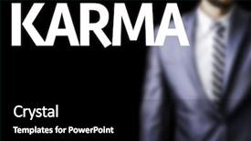  Presentation with karma - PPT theme enhanced with secret santa christmas game wrapped gift boxes with handwritten notes near spruce branch on white background top view background and a white colored foreground