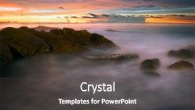  Presentation with sunset at venice beach palm - Beautiful presentation theme featuring karon beach phuket island kingdom backdrop and a  colored foreground