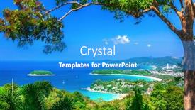  Presentation with thailand - Slide deck enhanced with karon-view-point-in-phuket background and a teal colored foreground