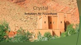  Presentation with morocco - Beautiful slides featuring kasbah-in-dades-valley-morocco backdrop and a coral colored foreground