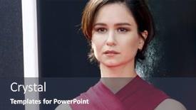  Presentation with covenant - Slides consisting of katherine-waterston-at-the-los background and a tawny brown colored foreground