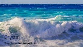  Presentation with beach - Amazing slides having kathisma-beach-in-lefkas backdrop and a ocean colored foreground
