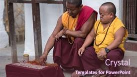  Presentation with stupa - 