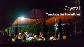  Presentation with earthquake - Audience pleasing PPT theme consisting of kathmandu-nepal-april-25-2015 backdrop and a black colored foreground