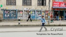  Presentation with kathmandu - Slide deck with kathmandu-nepal-august-3-2014 background and a light gray colored foreground