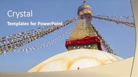  Presentation with stupa - 