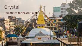  Presentation with stupa - 