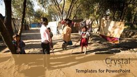  Presentation with poor children - 