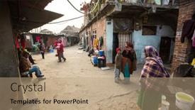  Presentation with kathmandu - PPT theme with kathmandu-nepal-dec-19-2013 background and a coral colored foreground
