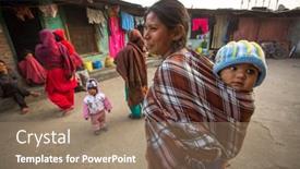  Presentation with poor children - 