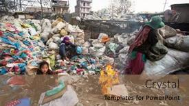  Presentation with cases - PPT theme featuring kathmandu-nepal-dec-19-unidentified background and a coral colored foreground