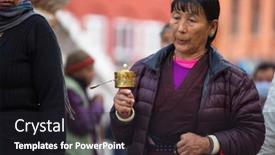  Presentation with stupa - 