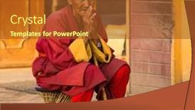  Presentation with pilgrim - PPT layouts with kathmandu-nepal-dec-2-unidentified background and a  colored foreground