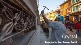  Presentation with stupa - 