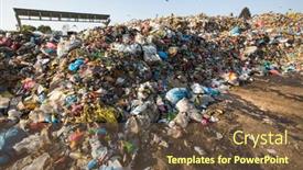  Presentation with landfill - Amazing presentation design having kathmandu-nepal-dec-24-domestic backdrop and a tawny brown colored foreground