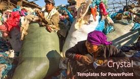  Presentation with access - Beautiful PPT theme featuring kathmandu-nepal-dec-24-unidentified backdrop and a wine colored foreground