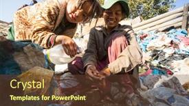  Presentation with access - Presentation theme consisting of kathmandu-nepal-dec-24-unidentified background and a tawny brown colored foreground