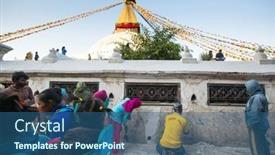  Presentation with stupa - 