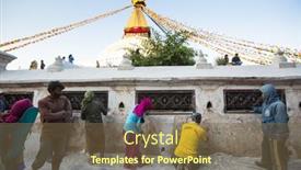  Presentation with stupa - 