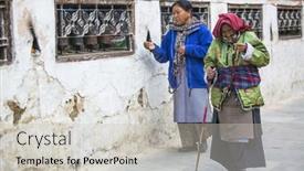  Presentation with stupa - 