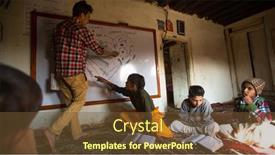  Presentation with nepal culture - Presentation consisting of kathmandu-nepal-dec-9-2013 background and a tawny brown colored foreground