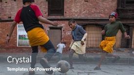  Presentation with nepal culture - PPT layouts consisting of kathmandu-nepal-dec-9-2013 background and a gray colored foreground