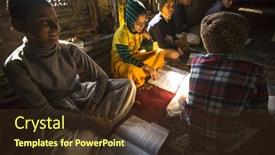  Presentation with nepal culture - Theme having kathmandu-nepal-dec-9-2013 background and a tawny brown colored foreground