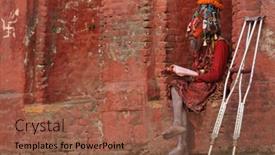  Presentation with nepal - Beautiful slides featuring kathmandu-nepal-december-01-2017 backdrop and a violet colored foreground
