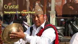  Presentation with kathmandu - Beautiful PPT theme featuring kathmandu-nepal-december-30-nepalese backdrop and a tawny brown colored foreground