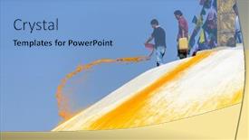  Presentation with stupa - 