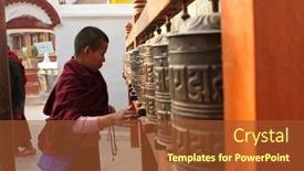  Presentation with stupa - 