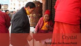  Presentation with stupa - 