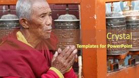  Presentation with reasons - PPT layouts featuring kathmandu-nepal-january-5-monk background and a red colored foreground