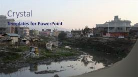  Presentation with nepal - Slides with kathmandu-nepal-january-7 background and a sky blue colored foreground