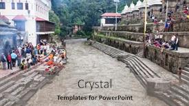  Presentation with rebirth - Presentation design enhanced with kathmandu-nepal-july-12-2018 background and a light gray colored foreground