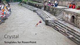  Presentation with rebirth - Amazing presentation theme having kathmandu-nepal-july-12-2018 backdrop and a light gray colored foreground
