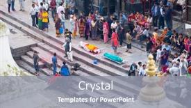  Presentation with rebirth - Amazing presentation theme having kathmandu-nepal-july-12-2018 backdrop and a gray colored foreground