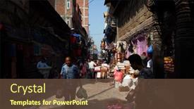  Presentation with sun life - Slide set featuring kathmandu-nepal-june-17-2019 background and a violet colored foreground