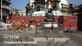  Presentation with stupa - 