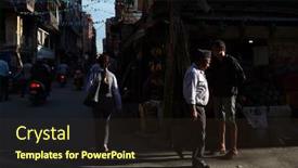  Presentation with sun life - Presentation enhanced with kathmandu-nepal-june-20-2019 background and a tawny brown colored foreground