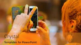  Presentation with celebrations - PPT theme featuring kathmandu-nepal-march-15-2014 background and a gold colored foreground