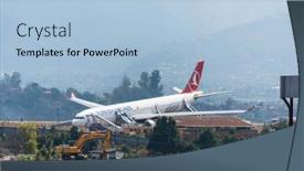  Presentation with airlines - Audience pleasing slide deck consisting of kathmandu-nepal-march-4-2015 backdrop and a light blue colored foreground