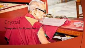  Presentation with stupa - 