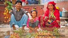  Presentation with united nations - Theme featuring kathmandu-nepal-may-19-family background and a  colored foreground