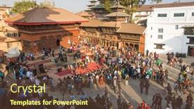  Presentation with violence against women - Beautiful presentation theme featuring kathmandu-nepal-nov-29-2013 backdrop and a tawny brown colored foreground
