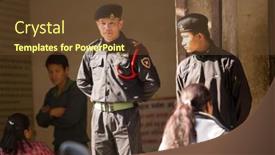  Presentation with violence against women - Audience pleasing PPT layouts consisting of kathmandu-nepal-nov-29-polices backdrop and a tawny brown colored foreground