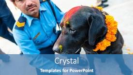  Presentation with school police - Colorful slide deck enhanced with kathmandu-nepal-november-6-2018 backdrop and a teal colored foreground