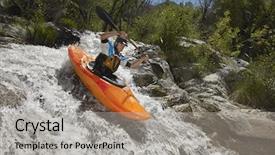  Presentation with helping man mountain - Cool new slide set with rugby scrum machine in profile backdrop and a tawny brown colored foreground.